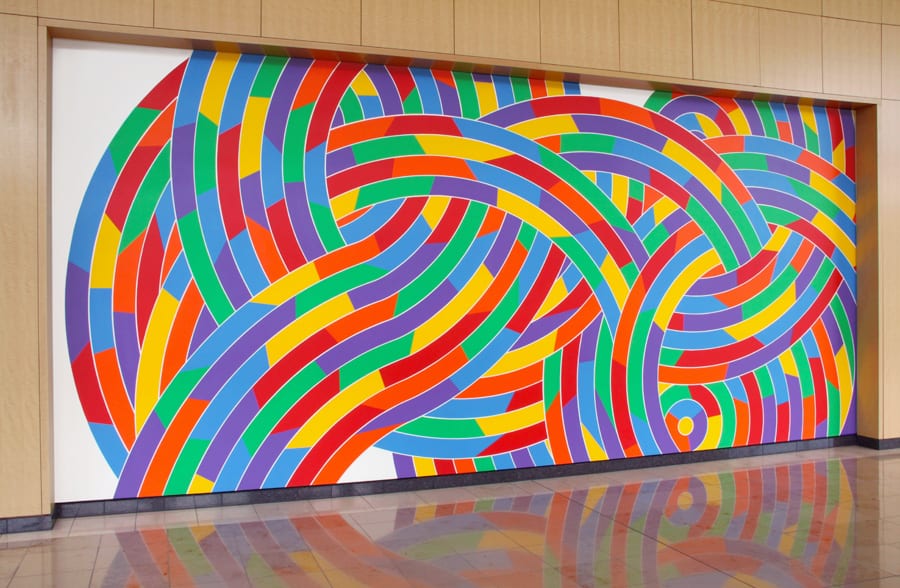 Sol Lewitt, Wall Drawing #1118, Whirls, 2004